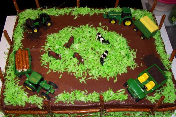 John Deere Birthday Cakes